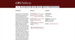 Desktop Screenshot of crspublicity.com.au