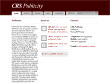 Tablet Screenshot of crspublicity.com.au